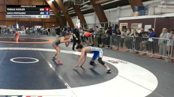 130A lbs Quarterfinal - Tobias Kohler, Germany vs Luca Popolizio, Journeymen