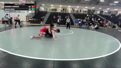 215 lbs 5th Place Match - Bryce Notz, Open Mats vs Dominic Stinson, Victory