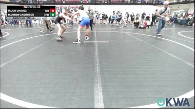 110 lbs Quarterfinal - Jacob Chavez, Lions Wrestling Academy vs Jackson Anderson, Saints Youth Wrestling Club