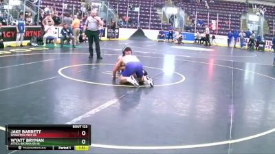 131 lbs Champ. Round 2 - Jake Barrett, Scranton Prep Hs vs Wyatt Bryman, Attica-Batavia Sr HS