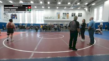 285 lbs Champ. Round 2 - Gabriel Gomez, Bergenfield vs John Eisenhower, Cedar Cliff