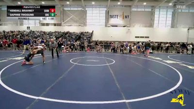 68 lbs Round 5 - Daphne Twoguns, Gowanda Wrestling Club vs Kendall Brahney, Cato Blue Devils Wrestling