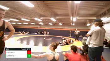 205 lbs Semifinal - Isaac McGee, Bruin Wrestling Club vs Carter Percival, Davis Wrestling Club