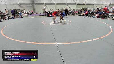 175 lbs Quarters & 1st Wb (16 Team) - Matteo Nikolov, Texas Blue vs Lerrod Smalls II, New Jersey