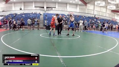 144 lbs Semifinal - Jack Davis, IN vs Dmytro Chubenko, OH