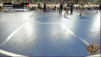 52 lbs Round Of 16 - Wyatt Wylie, Tuttle Wrestling vs Bear Bryan, Coweta Tiger Wrestling