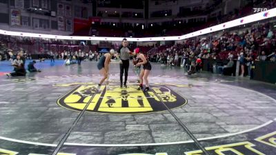 125 lbs Champ. Round 2 - Kiera DeLeon, Meridian vs Elysia Gallues, Payette