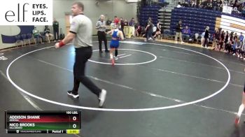 100 lbs. Champ. Round 1 - Nico Brooks, Hillsboro vs Addison Shank, Odessa