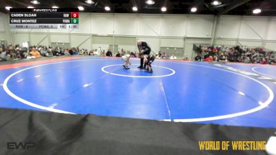 46 lbs Rr Rnd 5 - Caden Sloan, RAW Wrestling Club 9U vs Cruz Montez, POWA 9U