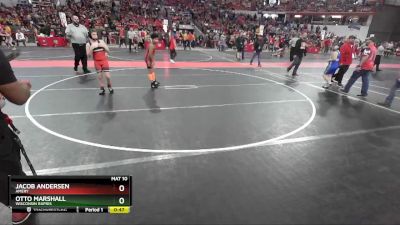 110 lbs Cons. Round 2 - Otto Marshall, Wisconsin Rapids vs Jacob Andersen, Amery