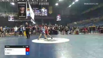 106 lbs Round Of 32 - Dylan Milster, Texas vs Talen Eck, Idaho