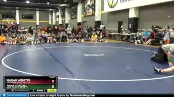 130 lbs Round 1 (3 Team) - Mariah Webster, TigerHawk Wrestling vs Anna Sondall, Iowa Angry Alpacas