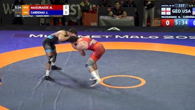 92 kg Quarterfinal - Jacob Cardenas, USA vs Miriani Maisuadze, GEO