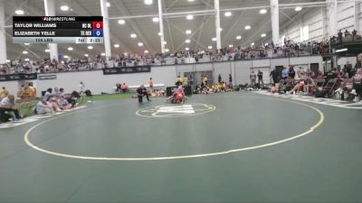 155 lbs Taylor Williams, North Carolina Blue vs Elizabeth Yelle, Texas Red