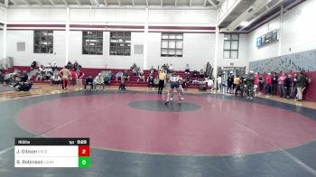 165 lbs Consi Of 8 #2 - Jamie Gibson, Strong Rock Christian School vs Brady Robinson, Landmark Christian