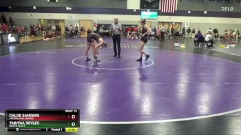 135 lbs Champ. Round 1 - Chloe Sanders, Vinton-Shellsburg vs Tabitha Skyles, North Scott