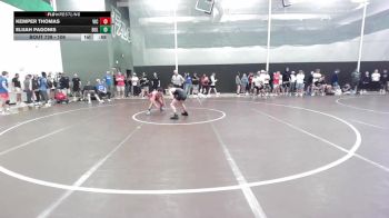 106 lbs Cons. Round 6 - Elijah Pagonis, BullTrained vs Kemper Thomas, Victory