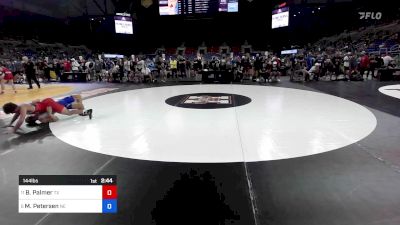 144 lbs Cons 16 #1 - Bryce Palmer, TX vs Mason Petersen, NE