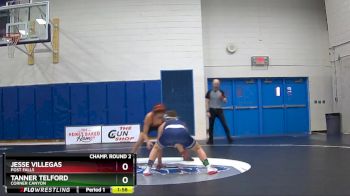 120 lbs Champ. Round 2 - Tanner Telford, Corner Canyon vs Jesse Villegas, Post Falls