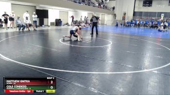 150 lbs Quarterfinals (8 Team) - Cole Condezo, Marshall/Lakeview/RTR vs Matthew Gnitka, HLWW