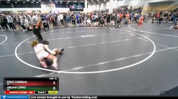 92 lbs Cons. Round 6 - Urijah Lopez, OH vs Cole Caniglia, NE