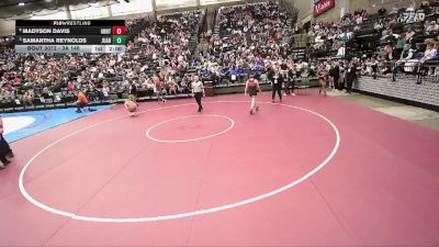 3A 145 lbs Quarterfinal - Samantha Reynolds, Juab vs Madyson Davis, Grantsville