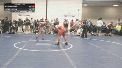 120 lbs Round Of 16 - Mason Brown, NC vs Lucas Copper, NH