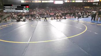 5A 157 lbs Cons. Round 2 - Dominic Ratigan, Sandpoint vs Mason Hillier, Bonneville