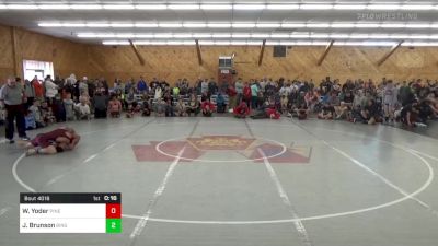 177 lbs Round Of 16 - Wade Yoder, Pine Grove vs Jamell Brunson, Binghamton