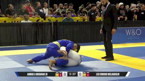 Leo Edward McLaughlin vs Ahmad A Mubarak Jr 2026 Pan Kids Jiu-Jitsu IBJJF Championship