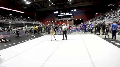 57 lbs Quarterfinal - Forest Wagner, Wyoming Underground vs Preston Lowy, Grandview Wolves WC