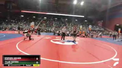 3A-160 lbs Champ. Round 1 - Stephen Archer, Burns/Pine Bluffs vs Tyler Waters, Green River