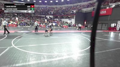 64 lbs Champ. Round 2 - Tavin Reyes, Union Grove Wrestling Club vs Ashton Vang, Team Nazar Training Center