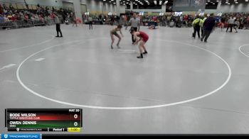 132 lbs Cons. Round 8 - Bode Wilson, Tuttle Wrestling Club vs Owen Dennis, Ohio