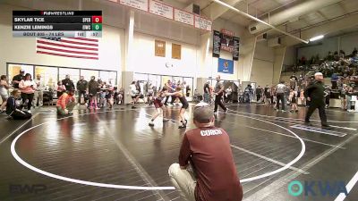 74 lbs Quarterfinal - Skylar Tice, Sperry Wrestling Club vs Kenzie Lemings, Eufaula Ironheads Wrestling Club