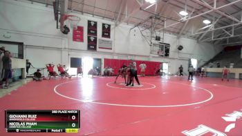 157 lbs 3rd Place Match - Giovanni Ruiz, Bakersfield College vs Nicolas Pham, Cerritos College