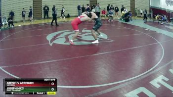 215 lbs Cons. Round 5 - Joseph Nicci, Faith Lutheran vs Arenyhv Arreguin, Western