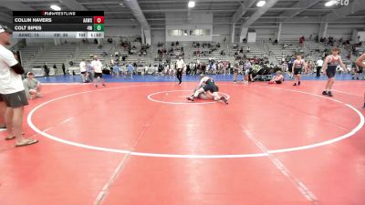 154 lbs Rr Rnd 1 - Collin Havers, All-American Wrestling Club MS vs Colt Sipes, 4M