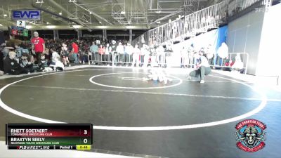 37-40 lbs Semifinal - Braxtyn Seely, Richmond Youth Wrestling Club vs Rhett Soetaert, Tonganoxie Wrestling Club