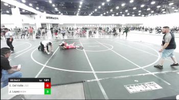 130 lbs Rr Rnd 2 - Ethan Del Valle, Legends Of Gold LV vs Juanito Lopez, Boom Wrestling