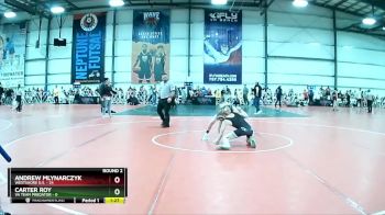 88 lbs Rd# 2 10:30am Friday - Andrew Mlynarczyk, Westshore D.S. vs Carter Roy, VA Team Predator