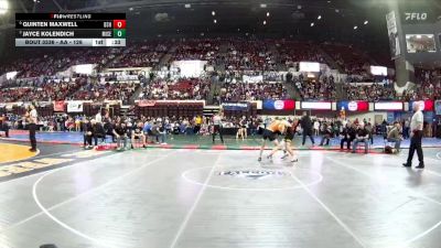 AA - 126 lbs Cons. Semi - Quinten Maxwell, Billings Senior High School vs Jayce Kolendich, Missoula Sentinel