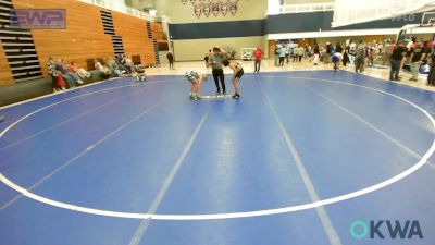 140 lbs Consolation - Aiden Richardson, Midwest City Bombers Youth Wrestling Club vs Judson Stitt, Standfast