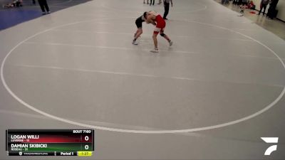 160 lbs Round 5 - Logan Willi, Luverne vs Damian Skibicki, Roseau