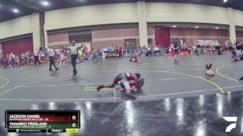 91 lbs Round 3 (4 Team) - Jackson Daniel, Blackman Wrestling Club vs Taharko Freeland, Glasgow Wrestling Academy