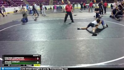 118-119 lbs Round 2 - Ethan Cowley, Colorado vs Colton Carpenter, Gladiator Wrestling Academy