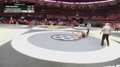 190 lbs Cons. Sub-quarters - Adelyn Whitaker, Centerville vs Kira Maassen, Elyria