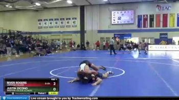 149 lbs Prelim - River Rogers, Carthage College vs Justin Dicono, Wheaton College (Illinois)