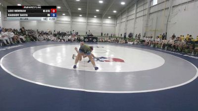 95 lbs Lexi Newman, Missouri Blue vs Kassidy Davis, Washington