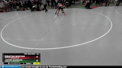 132 lbs Champ. Round 4 - Sebastian Quintana, Aniciete Training Club vs Carter Schmauss, Immortal Athletics WC